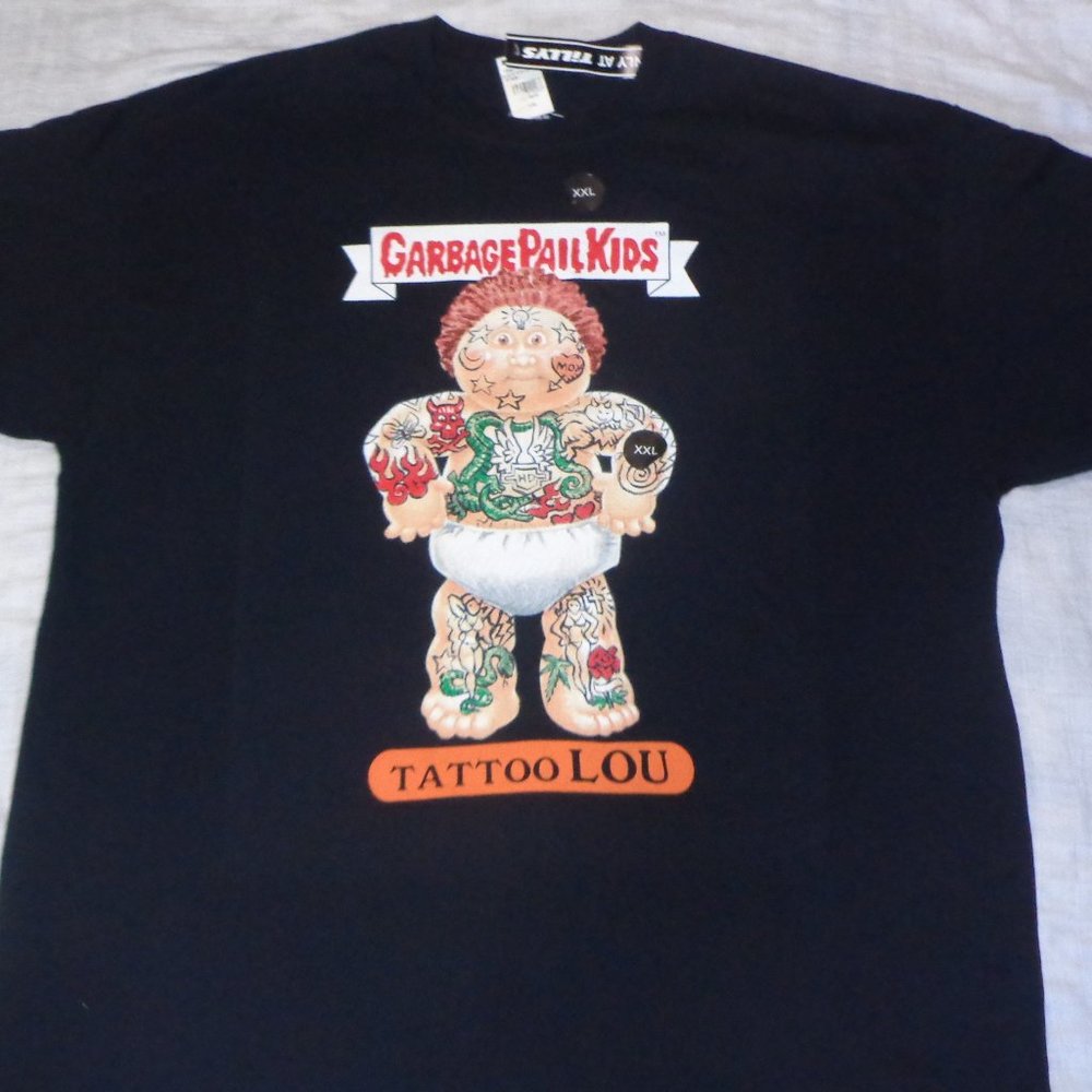 GARBAGE PAIL KIDS GPK  TATTOO LOU SHIRT SIZE XXL 2XL
